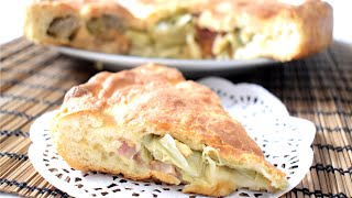 FOCACCIA MORBIDA RIPIENA CON CARCIOFI E PANCETTA [upl. by Czarra628]