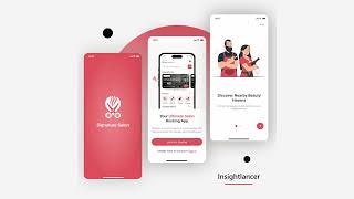 Barber and Beauty Salon Booking Mobile App  IOS and Android  Figma Design [upl. by Raclima816]