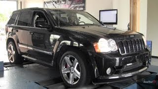 SRT 8 Jeep Grand Cherokee 61 Liter Hemi  Dyno Test  Stock  Road Test TV ® [upl. by Orecul747]