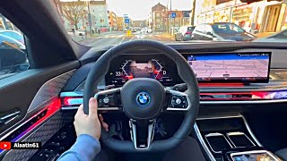 2023 BMW 7 Series 760i XDrive  POV Drive [upl. by Pussej]