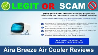 Aira Breeze Air Cooler Reviews  Nov 2024 Beware of Scam Watch Now [upl. by Mialliw]