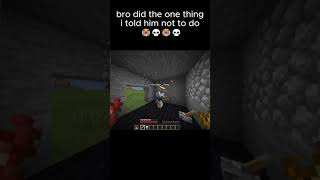 bro did the one thing i told him not to do 😭💀😭💀 memes gerand minecraft edit kv5 funny kv44 [upl. by Wons]