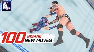 WWE 2K19 Top 100 Insane New Moves [upl. by Tavi387]