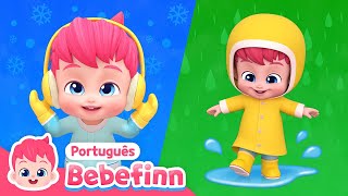 O Que Está Vestindo Hoje  EP96  Desenho infantil  Bebefinn em Português  Canções Infantis [upl. by Mannuela]