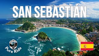 Donostia San Sebastian Spain 🇪🇸 Beautiful ride through the city in 4K 60fps [upl. by Goulet]