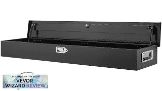 VEVOR Heavy Duty Aluminum Truck Bed Tool Box Diamond Plate Tool Box Review [upl. by Stephania371]