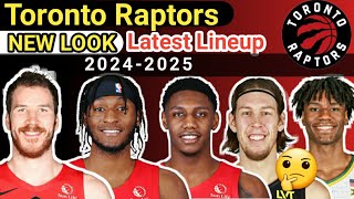 Toronto Raptors Final ROSTER Details 202425  Raptors Lineup 202425 [upl. by Akemor]