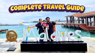 Complete Travel Guide to Maldives  Hotels Attraction Food Transport and Expenses [upl. by Eidok]