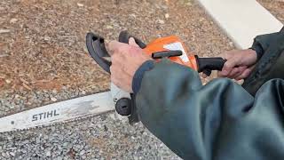 Chapter 5 Adjusting Your Chain Saw’s Chain Tension  STIHL Tutorial [upl. by Atteuqram]