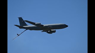 KC 135 Flyby then C17 Short Field Landing in Stuart [upl. by Almallah408]