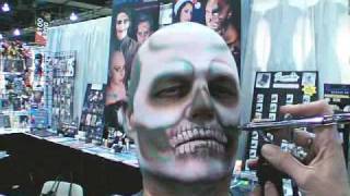 Creepy Skull Halloween Makeup Tutorial [upl. by Eiresed561]