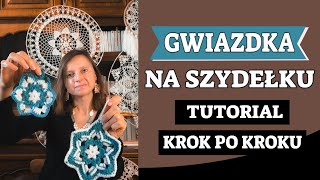 GWIAZDKA NA SZYDEŁKU TUTORIAL KROK PO KROKU Z OCZKAMI RELIEFOWYMI [upl. by Valeria]