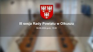 Starostwo Powiatowe w Olkuszu  III sesja Rady Powiatu Olkuskiego [upl. by Oberon500]