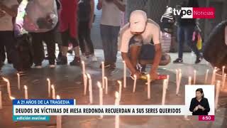 Se cumplen 21 años desde el incendio en Mesa Redonda [upl. by Leelah]