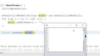 JList  Java Swing ep 8 [upl. by Ire]