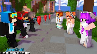 CASH NICO MIA ZOEY WEDDING  CAPTURED LOVE MEME  SHUFFLE DANCE  GOMY GOMY  Minecraft Animation [upl. by Eniruam403]