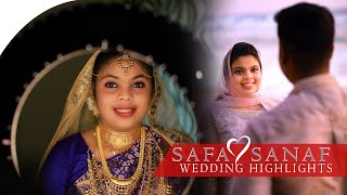 SAFA amp SANAF Most Beautiful Muslim Wedding Highlihts Kalyan Cinemas Production varkala [upl. by Ettevahs]