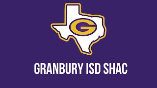 Granbury ISD School Health Advisory Council January 2024 [upl. by Clarkson207]