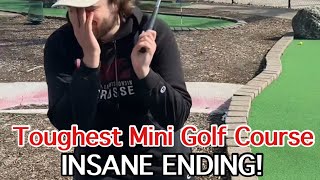 The TOUGHEST Mini Golf Course  Mini Golf Tournament FULL ROUND  INSANE ENDING [upl. by Gievlos]