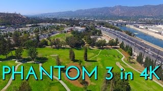 Flying Drone at Golf Course in Griffith Park DJI Phantom [upl. by Joel]