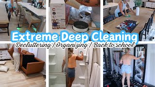 Extreme Deep Cleaning  Decluttering  Organization  Messy Home Cleaning  Garage Clean with Me [upl. by Epoh]