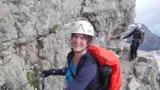 Discovey Dolomites DAY1 on the Via delle Bocchette  Sentiero Benini  Brenta Group  July 2014 [upl. by Retrac567]