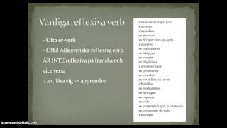 reflexiva verb i nutid på franska [upl. by Nared573]