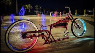 Full Custom Built Lowrider Bicycle In 12 min [upl. by Annabel]