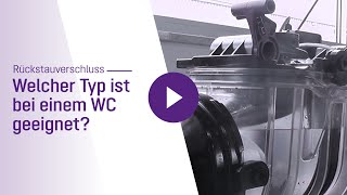 Rückstauverschluss – Welcher Typ ist bei einem WC geeignet [upl. by Williams]