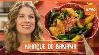 Nhoque de bananadaterra com couve e farofinha de bacon  Rita Lobo  Cozinha Prática [upl. by Ahtanoj361]