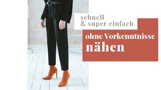 Stepbystep Nähanleitung für absolute Anfänger I Diese Hose kann wirklich jeder OHNE NÄHKURS nähen [upl. by Eddie]