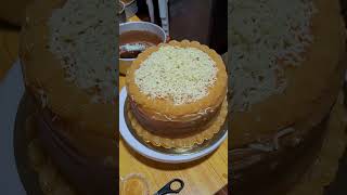 My homemade Yema Cake 💛 thank you chefrvmanabat for your recipe 😊chefrvmanabatinspired chefrv [upl. by Spike]