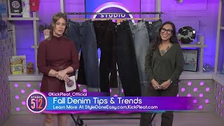 Fall Denim Trends 2024 With Style Done Easy From Kick Pleat [upl. by Nyberg]