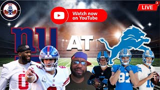 NY Giants Vs Detroit Lions Live On The BIG BLUE KREW SPORTS NETWORK [upl. by Xeno]