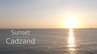 Cadzand Cadzandbad Sunset drone [upl. by Enelime383]