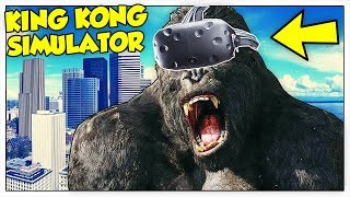 SIMULATORE DI KING KONG IN REALTÀ VIRTUALE  Mostro Simulator ITA HTC Vive [upl. by Cath]