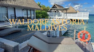 The Epitome of Luxury  Waldorf Astoria Maldives [upl. by Meesaw]