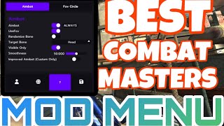 THE BEST COMBAT MASTERS MOD MENU IN 2023  AIMBOT ESP AND UNLOCK ALL [upl. by Maddalena57]