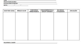 Plano de Aula Pronto [upl. by Tildie481]