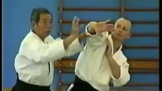 Aikido technique Saito Morihiro sensei 1997  Shomen uchi Dai ikkyo [upl. by Ahsiek680]