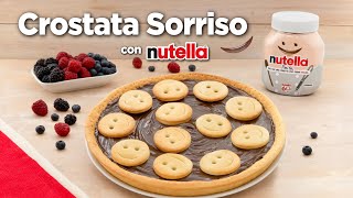 CROSTATA SORRISO CON NUTELLA® Ricetta Facile  Fatto in Casa da Benedetta [upl. by Novonod]