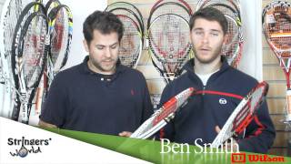 Wilson Pro Staff SixOne 100 BLX Tennis Racket Review by Stringers World [upl. by Azmah139]