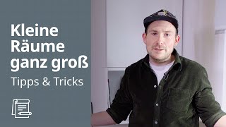 Kleine Räume einrichten  IKEA Tipps amp Tricks [upl. by Ynaffyt102]