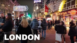 💃🌃London Nightlife 4K  A Weekend Walk Through the Heart of the City London Night Walking Tour [upl. by Wat986]