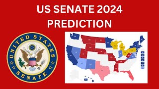 2024 Senate Map Prediction October 2024 [upl. by Michi]