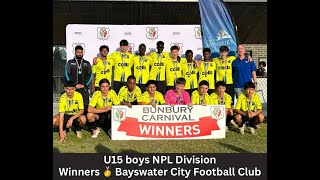 2024 0 05 Bayswater NPL U15s 5 Vs 0 Mandurah City BUSC Carnival [upl. by Cyrill658]