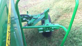 John Deere R450 Windrower Rear View [upl. by Nuncia]