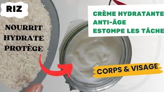 DIY Crème de riz Masque Purifiant pour le corps et le visage antiâge clarifiant [upl. by Pinchas]