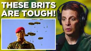 American Reacts to How To Join The British Parachute Regiment [upl. by Nhtanhoj]