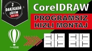 CorelDraw Kullanıcıları Dikkat   Hiç bilinmeyen montaj menüsü [upl. by Anahir]